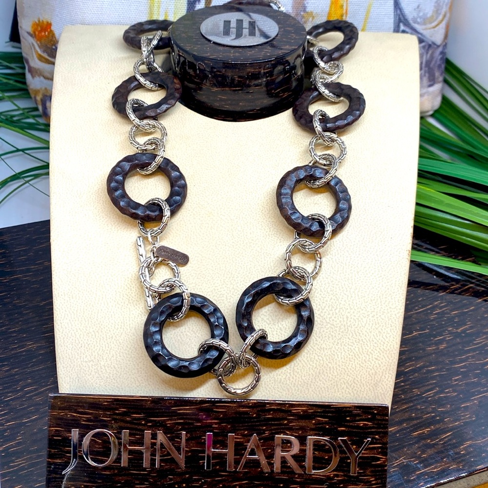 John Hardy Silver Rosewood 18” Classic Chain Link Necklace